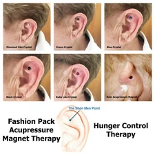 Acupressure Earring Weight Loss Magnets Fashion Pack 5 New Kits 2025 Success