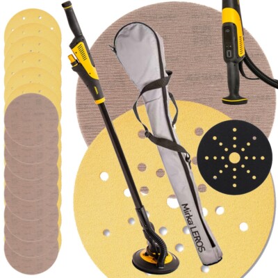 MIRKA LEROS Wand Deckenschleifer MIW9502022BA + 70x MIRKA GOLD + ABRANET 225mm