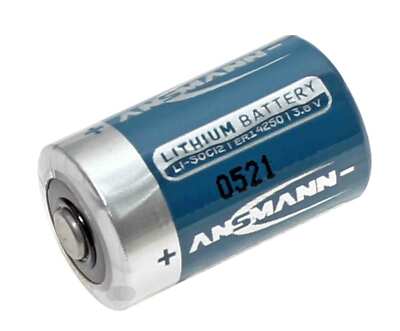 Ansmann ER14250 Lithium Batterie | 1/2AA 1/2R6 1/2UM3 | 3,6V 1200mAh