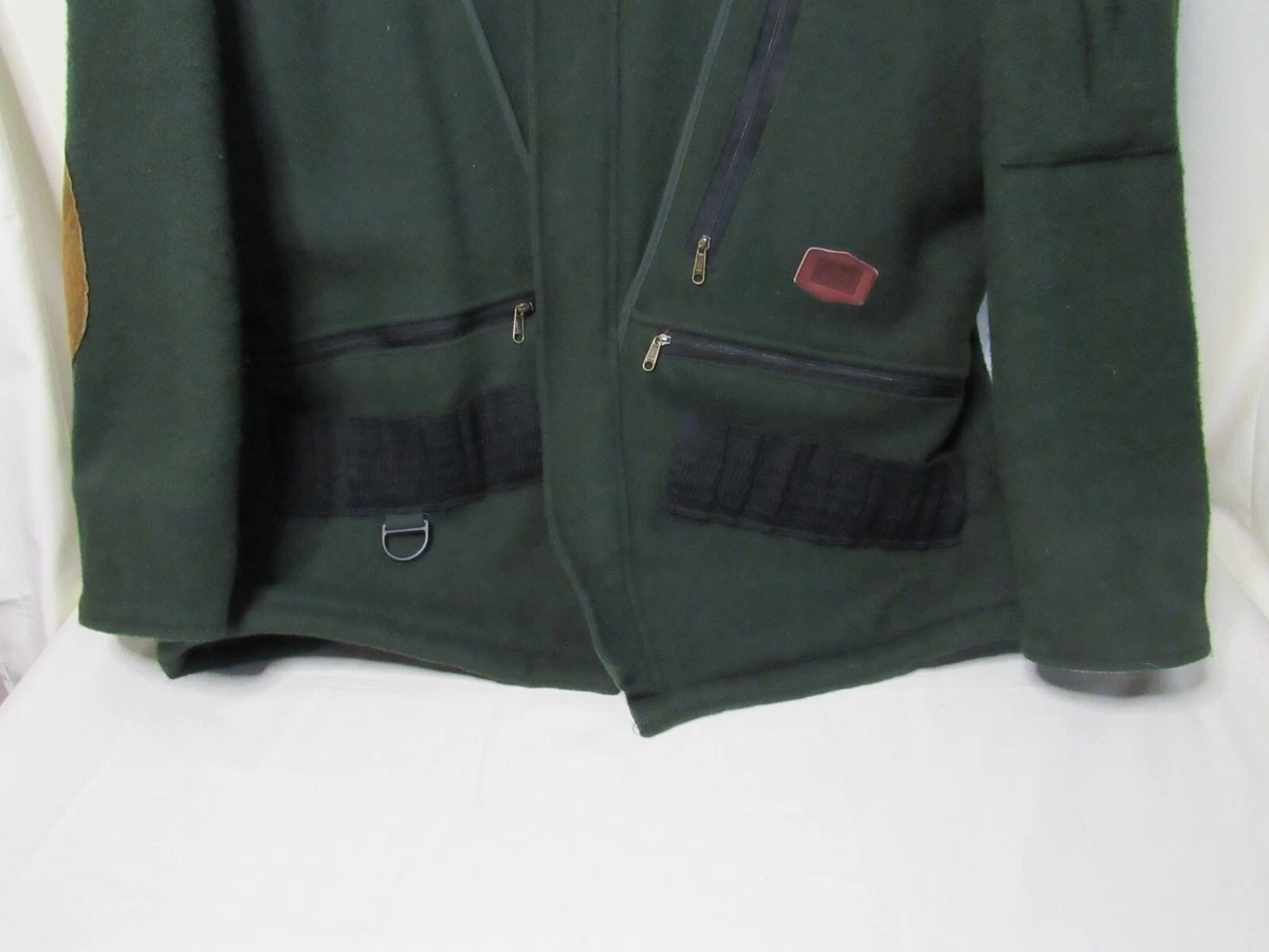 Green wool hunting jacket sale
