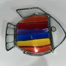 Stained Glass Fish Suncatcher