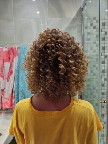 PERÜCKE LOCKEN KURZ SEXY ERWACHSENE FRAUEN BLONDES HAAR SCHWARZ AFRO PERÜCKE - Bild 2 von 24