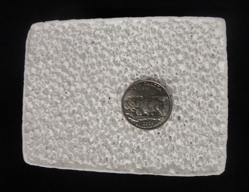 LOT OF TWO HIGH PURITY RECTANGULAR RETICULATED SPONGE ALUMINA 20 ppi No.: 168 - Picture 4 of 7