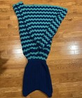 Mermaid Tail Blanket, Lap-afghan Hand Crochet Teen/Adult Size  Cozy Warm — photo 6