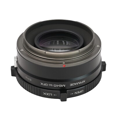 XPimage 0.71x Locking Lens Adapter for Mamiya 645 Lens to Fujifilm GFX Camera