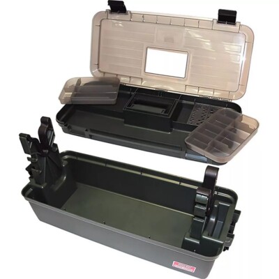 MTM Case-Gard Shooting Range Box Forest Green Plastic Maintenance Kit - RBMC11