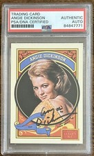 2014 Panini Golden Age Angie Dickinson Signed SuperModel PSA DNA COA AUTOGRAPH