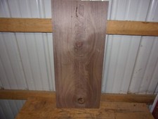 1PC WALNUT LUMBER WOOD KILN DRIED BOARD 29 1/4"X 13"X 1" 2806V WIDE FLAT RUSTIC