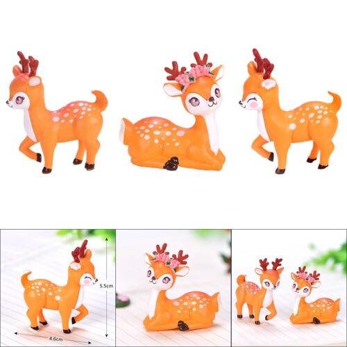 Carino cartone animato giraffa cervo sika per muschio giardino o decorazione tav - Picture 1 of 13