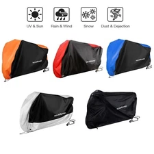 NEVERLAND Motorcycle Cover Bike Scooter Waterproof Snow Dust Sun UV Rain Protect