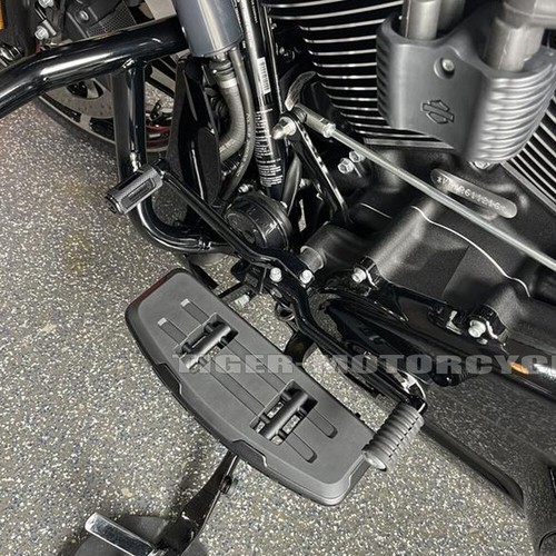 For Harley CVO Road Glide ST 2024 Driver Twin Rail Footboards Floorboards Pads - Picture 3 of 10