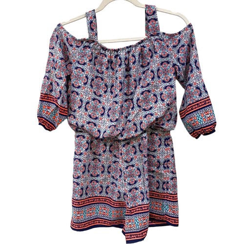 Michelle Girl’s Cold Shoulder Romper (Shorts) - Picture 2 of 4