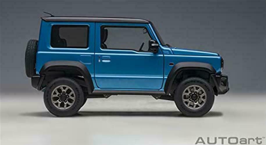 1/18 Suzuki Jimny Sierra (JB74) Blue-Metallic / Black-Roof
