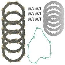 Clutch Friction Steel Plates & Springs Gasket Kit for Kawasaki KX65 2000 - 2024