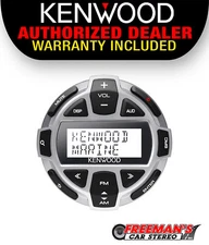 KENWOOD KCA-RC55MR - Rounded Wired Marine LCD Remote Control with IPX7 protectio