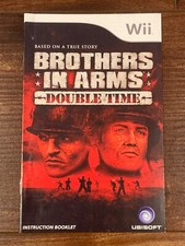 Brothers in Arms Double Time Nintendo Wii Instruction Manual Only