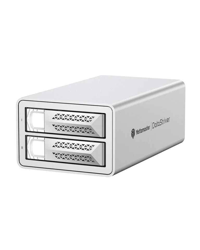 Aluminium USB3.0 Hard Drive Enclosure Storage for 2.5" 3.5" HDD SSD 2/4/5 Bay - Image 2 of 4