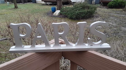 Paris Wooden Letters Paris Decor for Bedroom Word Sign Parisian Olympics - Picture 4 of 8