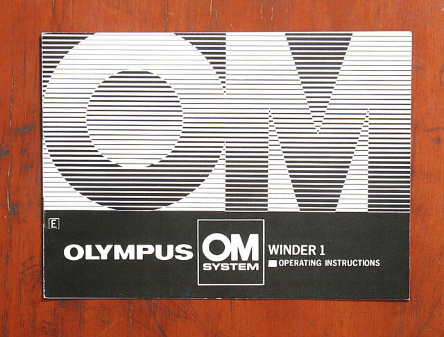 OLYMPUS WINDER 1 INSTRUCTION BOOK/116851