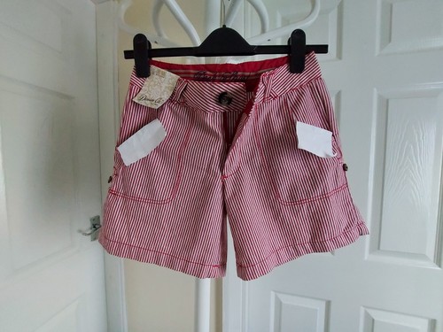 Shorts “ Denim &CO.“Deck Shorts Red White Colour Size: 6 ( UK ) Eur 34 - Picture 8 of 15