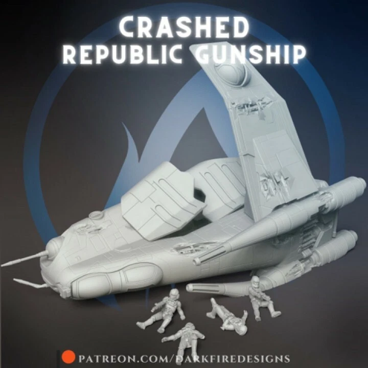 Star wars 2025 legion republic gunship