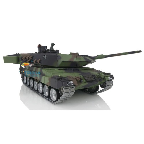 Henglong 1/16 7.0 Leopard2A6 3889 RC Tank Metal Wheels 360°Turret Launch Smoke - Picture 6 of 12