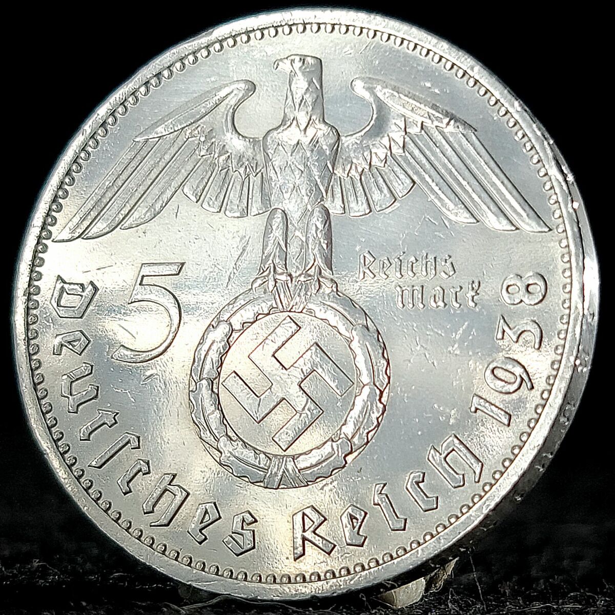 Nazi Germany *Beautiful* Genuine WW2 Third Reich 5 Reichsmark 90% Silver Coin | eBay Nazi Germany *Beautiful* Genuine WW2 Third Reich 5 Reichsmark 90% Silver Coin | eBay