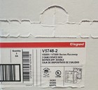 Wiremold Legrand Box Of 5 V5748-2 V500 | V700 Series Raceway 2 Gang Device Boxes