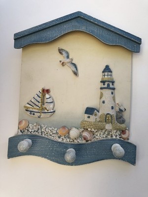 Küste Küste 3D Szene Wandbehang mit Haken