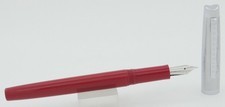 Esterbrook M2 Red w/Chrome Cap Aerometric Fountain Pen - 1551 Medium Nib - 1950s