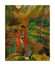 Romare Bearden : After the Bath : 1973 : Archival Art Print