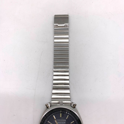 Citizen Chronograph 0510-S127718 Vintage Date Blk Slv Quartz Mens