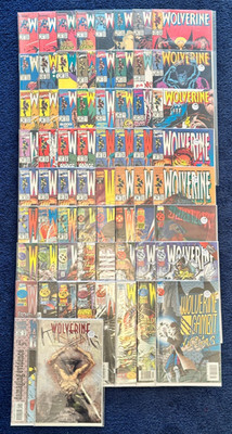 Marvel Wolverine Comic Book Lot Of 66 #2-111 W/ 3 Misc. Punisher Gambit Killing