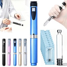 60 Unit Peptide Injector Pen V4 Reusable Metal Injection Pen 10x 3ml Cartridges