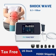 Radial ESWT Shockwave Machine 10 Bar Pain Relief Deep Massage ED Treatment