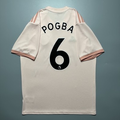 MAN UNITED ADIDAS 2018/2019 FOOTBALL SOCCER AWAY JERSEY #6 POGBA