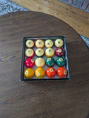 Aramith Standard Billiard Balls: 2 1/4'', Spare Pool Balls - Lot of 16 (New)