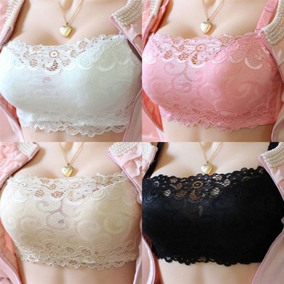 Bra Chest Three-breasted Bra No Trace Anti-light Cross Brazing Thick Section-$6