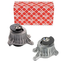 2x febi Motorlager für MERCEDES W205 S205 C205 A205 W213 S213 180-300d OM654