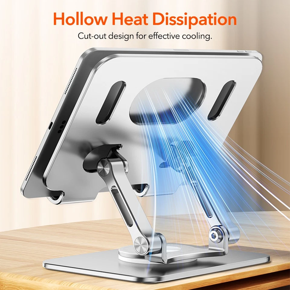 Notebook Laptop Ständer Tablet Halter Halterung faltbar 360°-Drehung für Büro - Bild 4 von 4