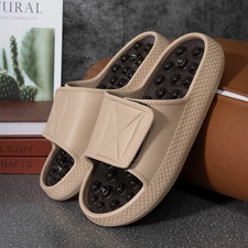 Acupoint Massage Slippers Sandal for Men Feet Chinese Acupressure Therapy Medica