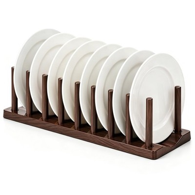 Abtropfgestell Teller Deckel Organizer Küche Geschirr Trockenständer 35,6 cm