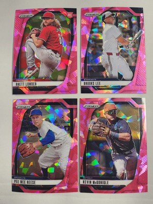 2025 Panini Prizm Baseball Pink Ice Parallels - 1-300 You Pick Complete Your Set