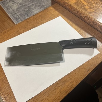 Browne & Co.  11. 5 / 7'' Blade Cleaver Butcher Knife Japan Plastic Handle (B)