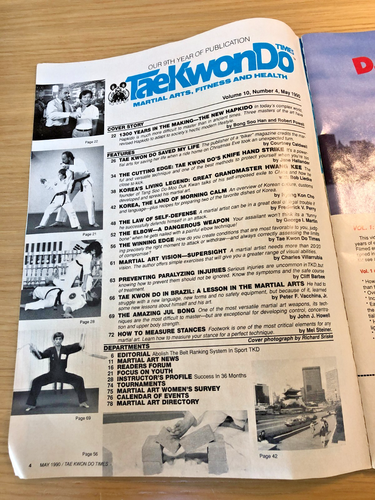 TAEKWONDO TIMES 1987-1990 * you choose magazine * 1988 Seoul Olympics - Picture 16 of 16