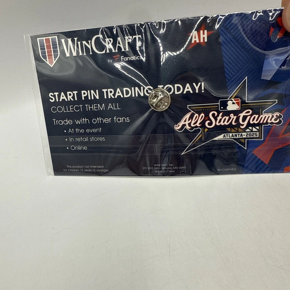 2025 MLB ALL STAR GAME Atlanta ASG Village Exclusive SGA LE/400 NIKE LAPEL PIN - Image 4 of 4