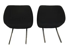 2006-2007 Subaru Outback Front Headrest Head Rest Set Cloth Black OEM