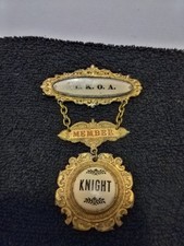 Vintage Masonic Knight Member Medal CA1