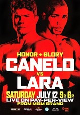 CANELO ALVAREZ vs. ERISLANDY LARA July 12th 2014  Poster - poster no frame