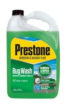 Prestone AS657-6PK Bug Wash Windshield Washer Fluid, 1 Gallon Pack of 6 